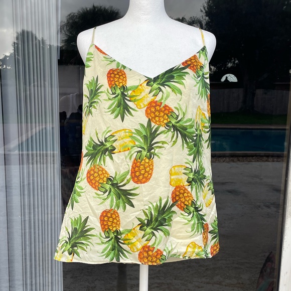L’Agence Kylee Racerback Tank in Pineapple Size Medium - Picture 2 of 16